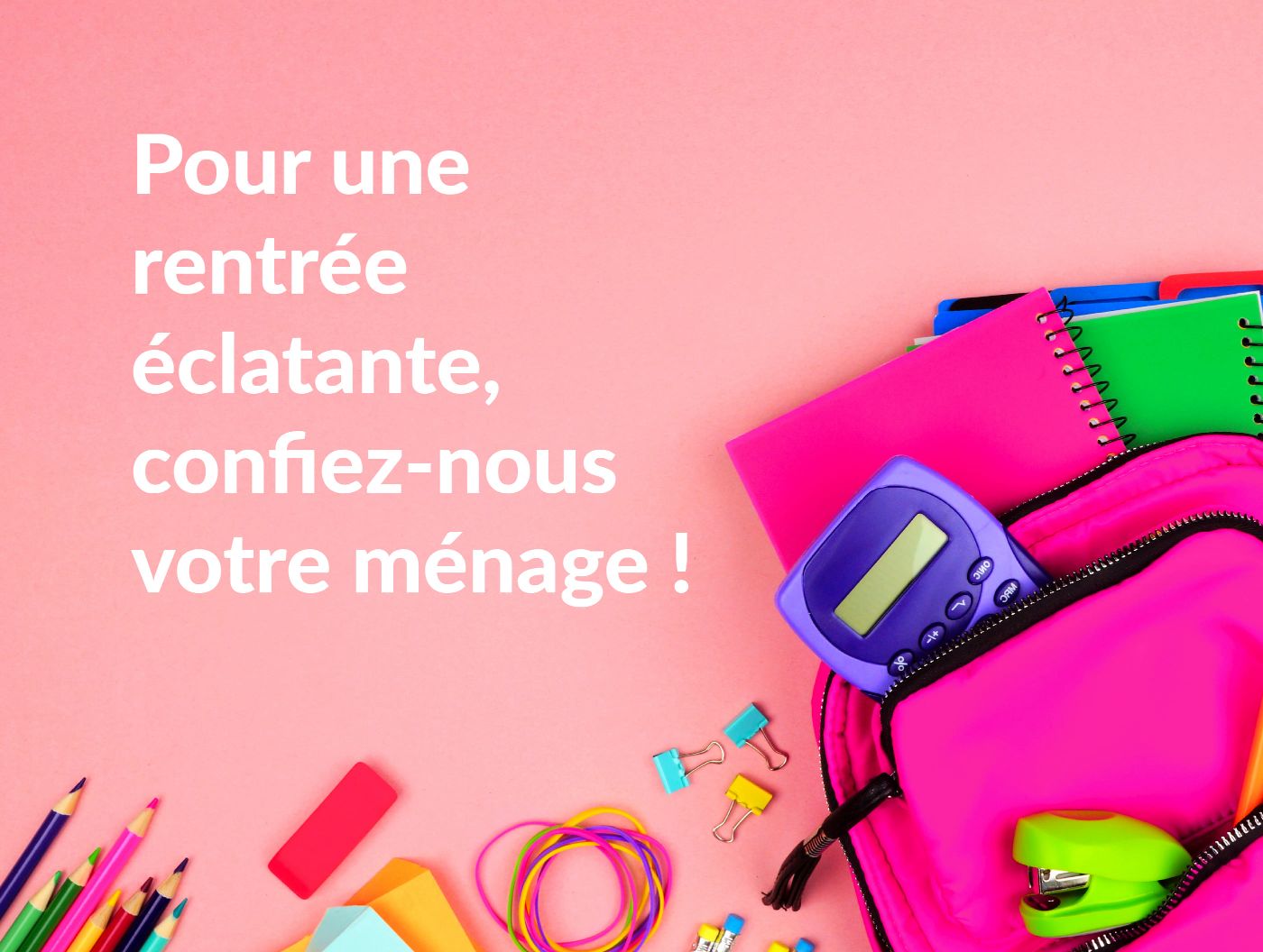 Photo de la dernière actualité - Une rentrée en toute sérénité avec Centre Services ! 🎒