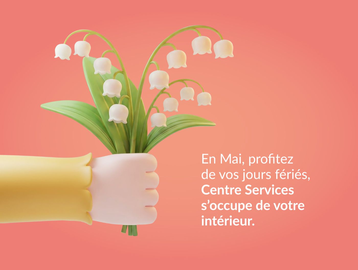 Photo de la dernière actualité - 🌼 Pendant les ponts de mai, pensez à vous... pas au ménage !