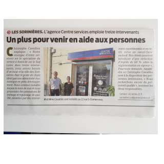 Votre agence de ménage dans le journal Presse Océan c'est aujourd'hui