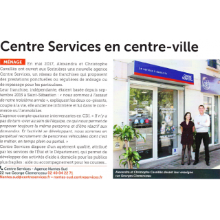 L'agence Centre Services dans l'actu magazine des Sorinières