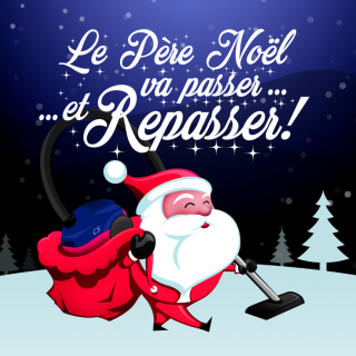 Le père noël va passer et repasser