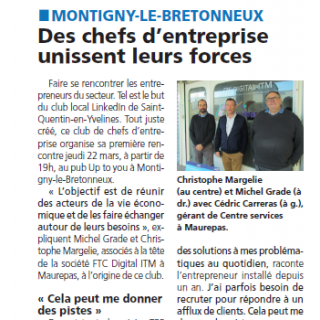 Image de l'actualité Retrouvez Centre Services Maurepas le 22 mars 2018 au Linkedin Local de Saint Quentin en Yvelines
