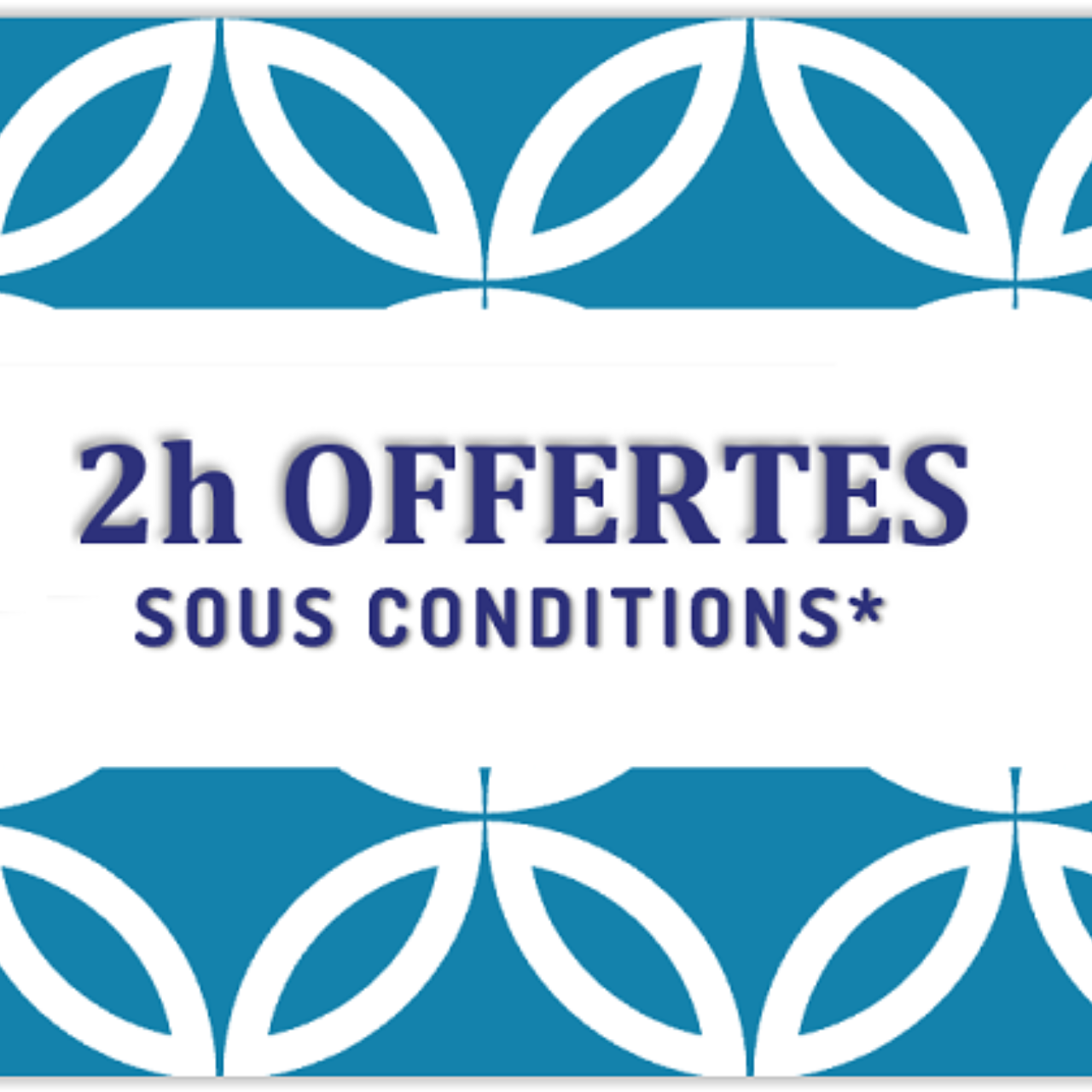 OFFRE DE BIENVENUE DE 2 H OFFERTES
