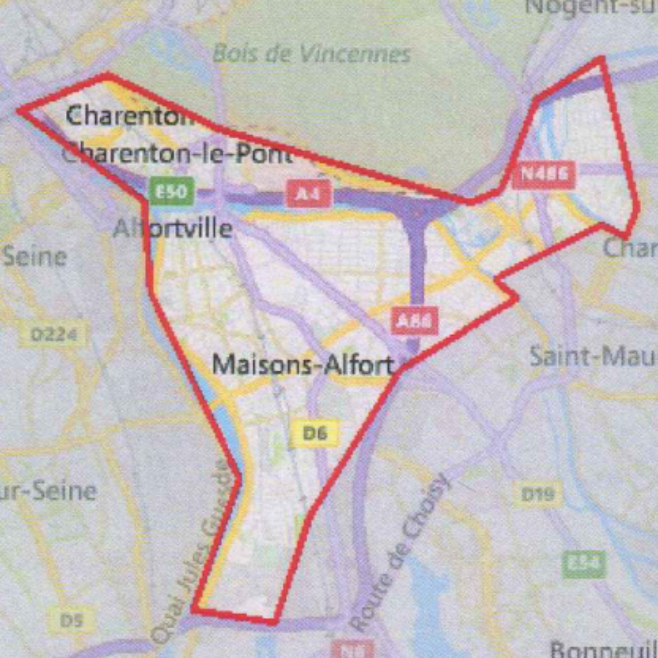 Zones d'intervention