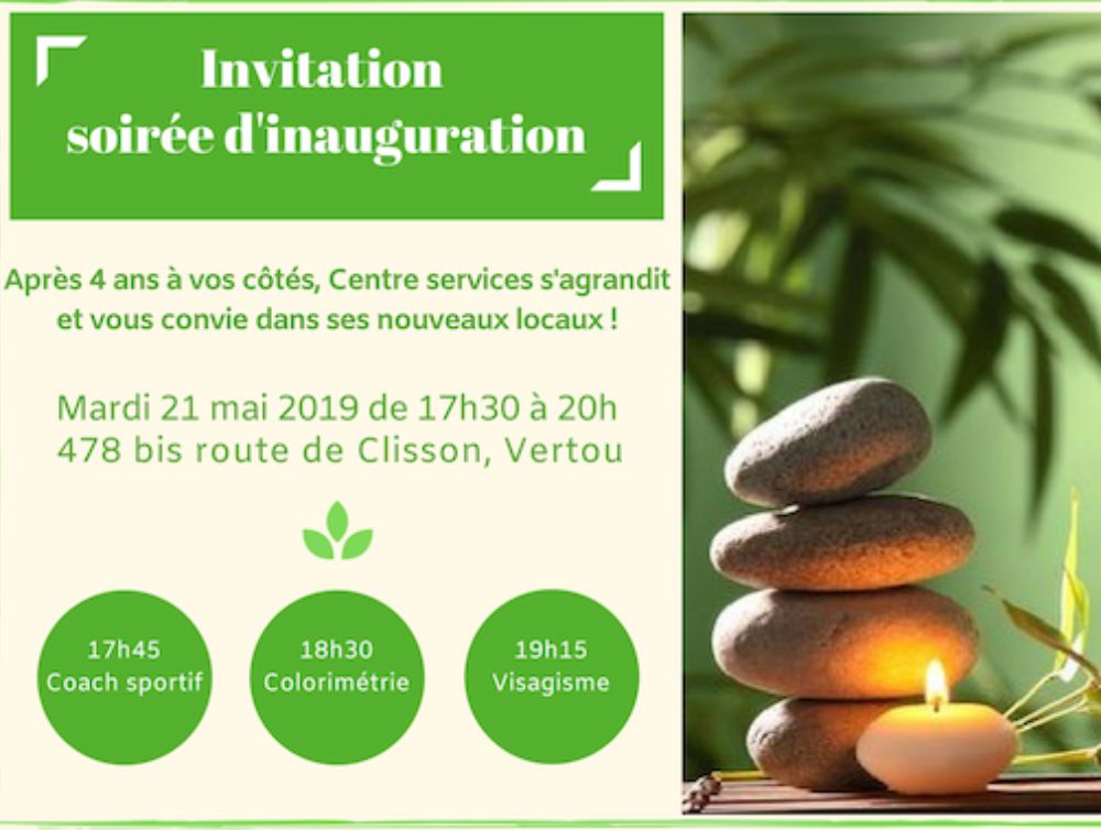 La soirée d'inauguration c'était hier!