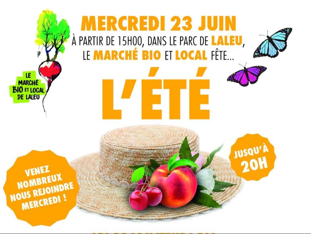 Image de l'actualité Le marché bio et local de la Rochelle fête l’été le 23 juin