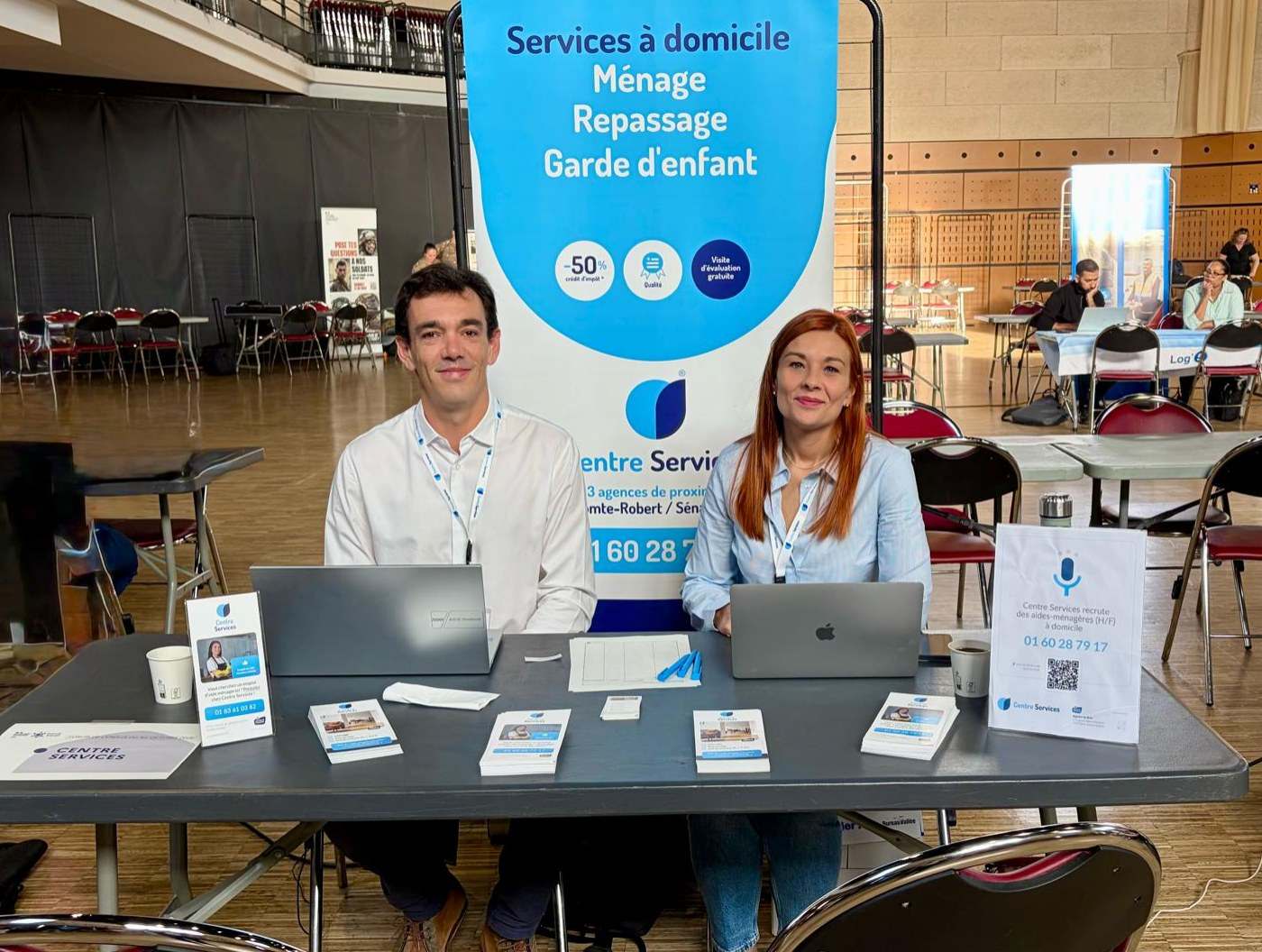 Centre Services Sénart au forum pour l'emploi de Savigny-le-Temple