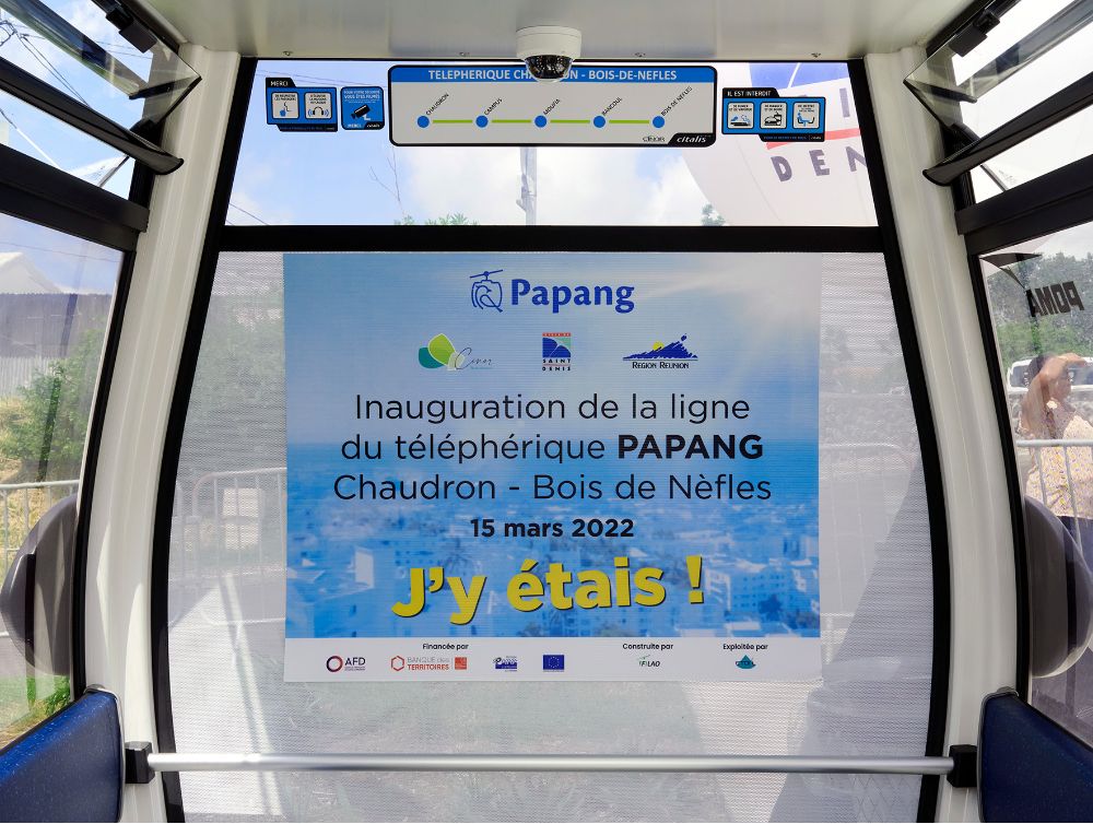 Image de l'actualité Inauguration du téléphérique “Papang” à Saint-Denis de La Réunion