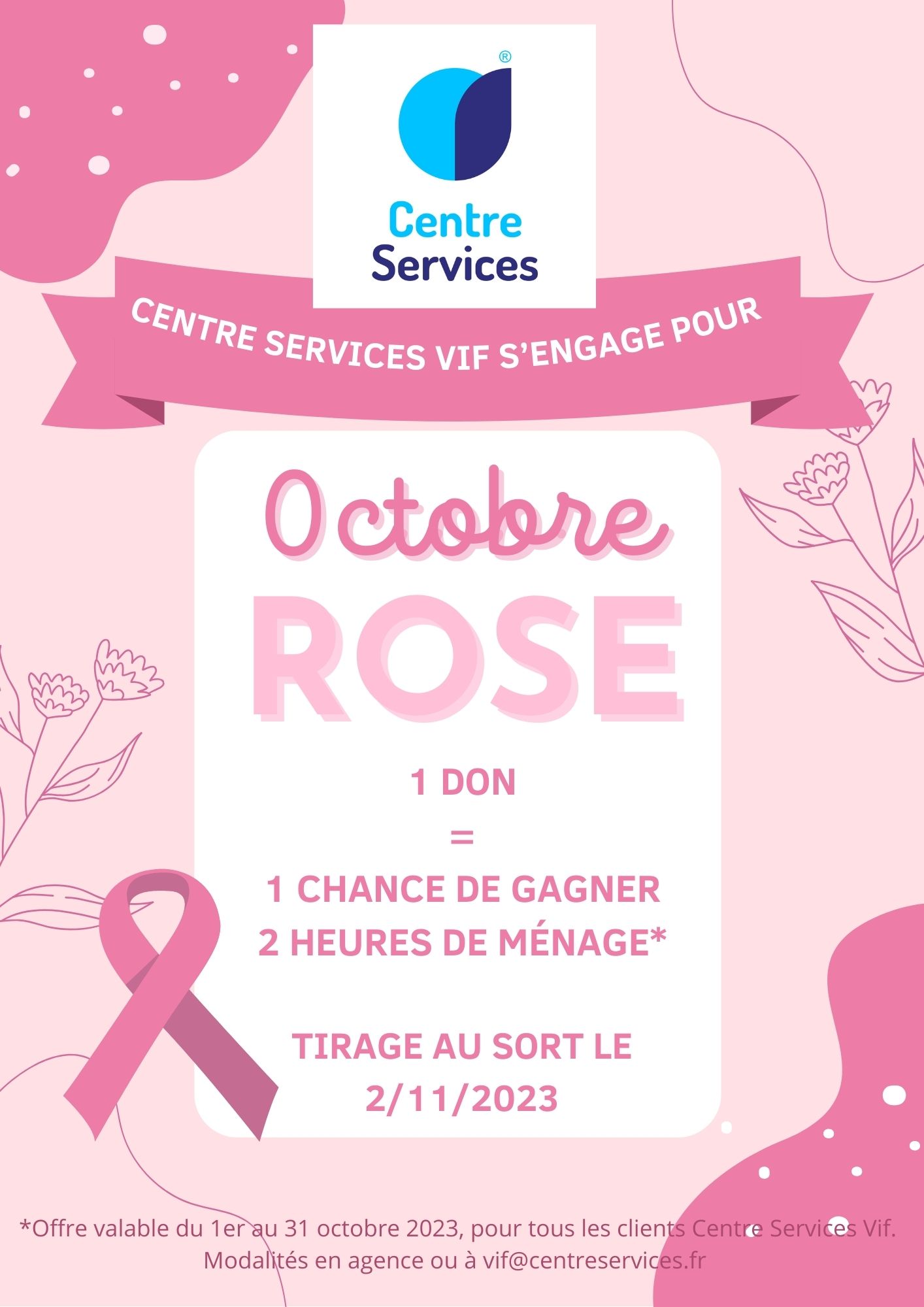 Image de l'actualité Centre Services Vif s'engage pour Octobre Rose : Un geste solidaire pour une cause essentielle