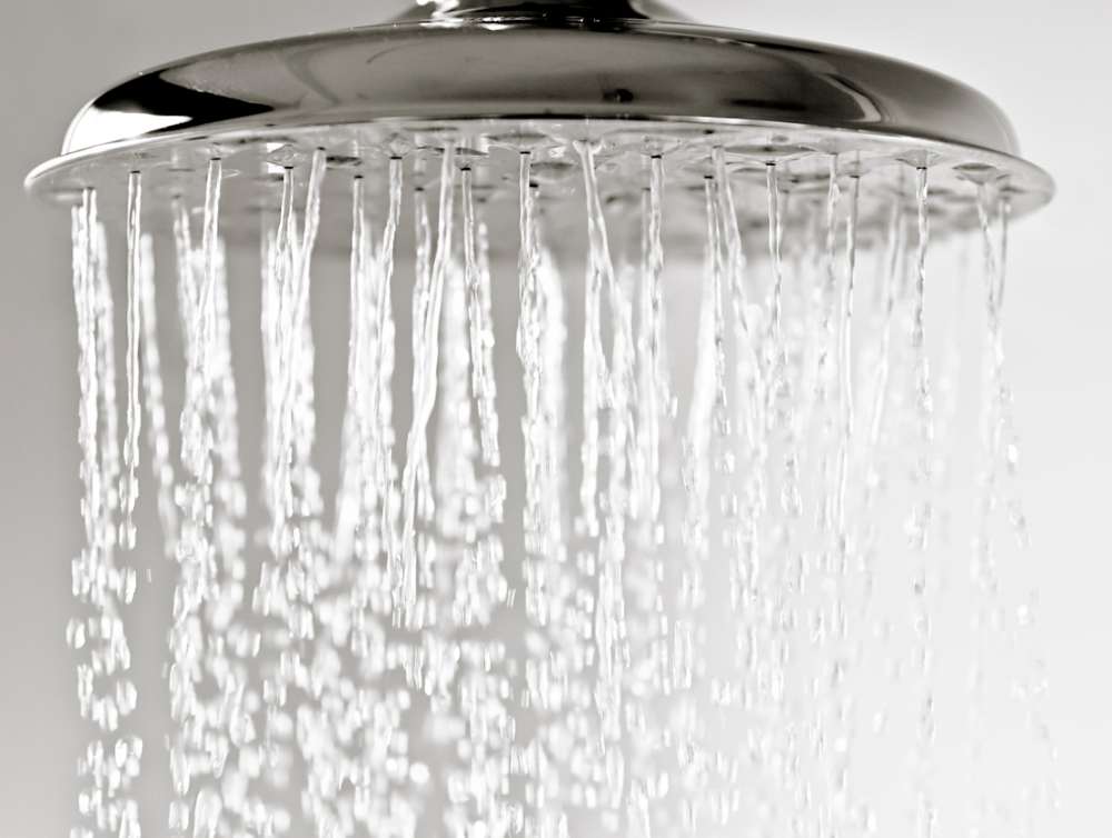 flux de douche