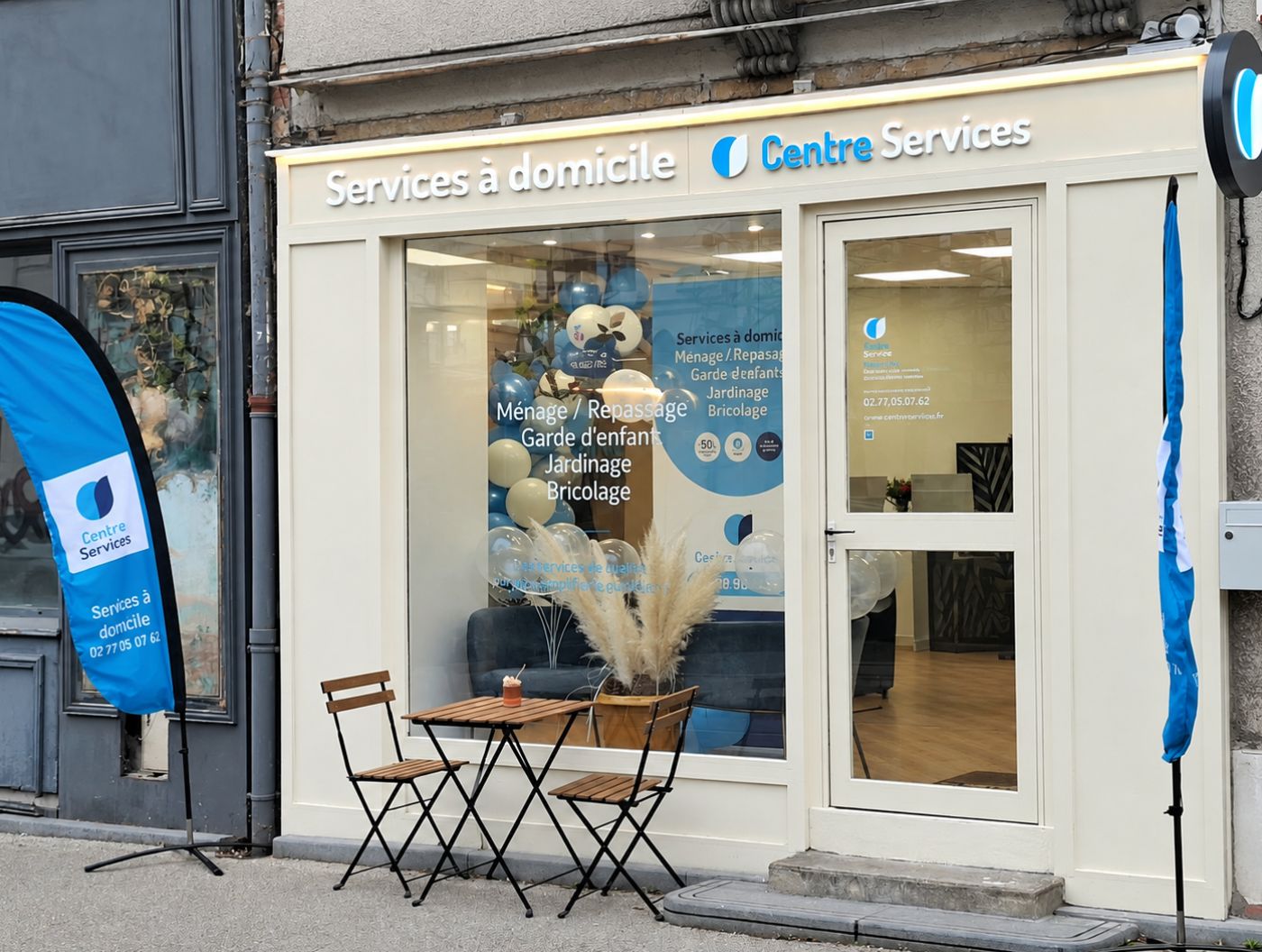 Devanture de l'agence