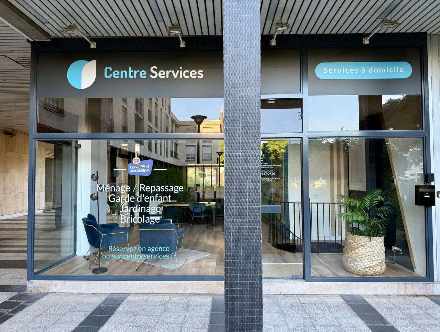 Devanture de l'agence