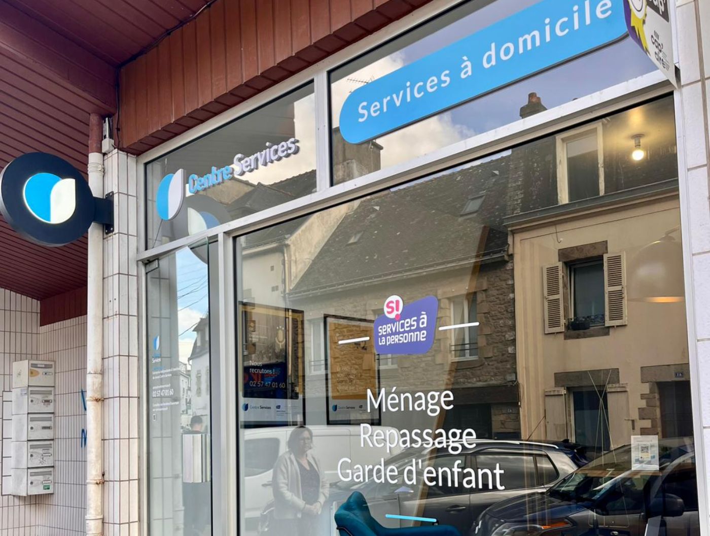 Devanture de l'agence