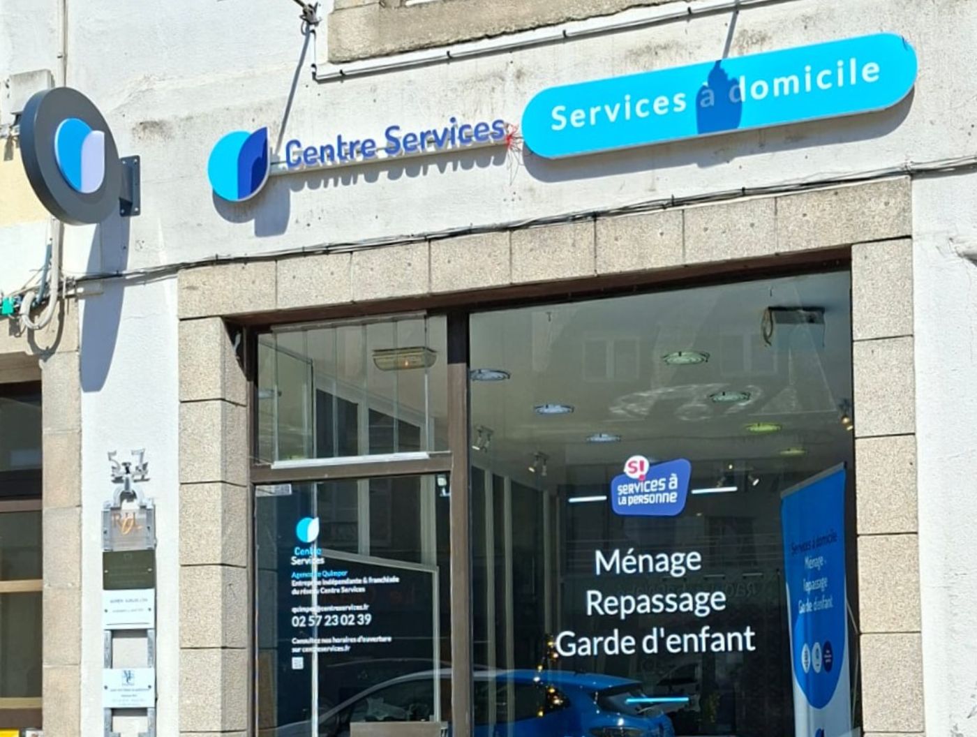 Devanture de l'agence
