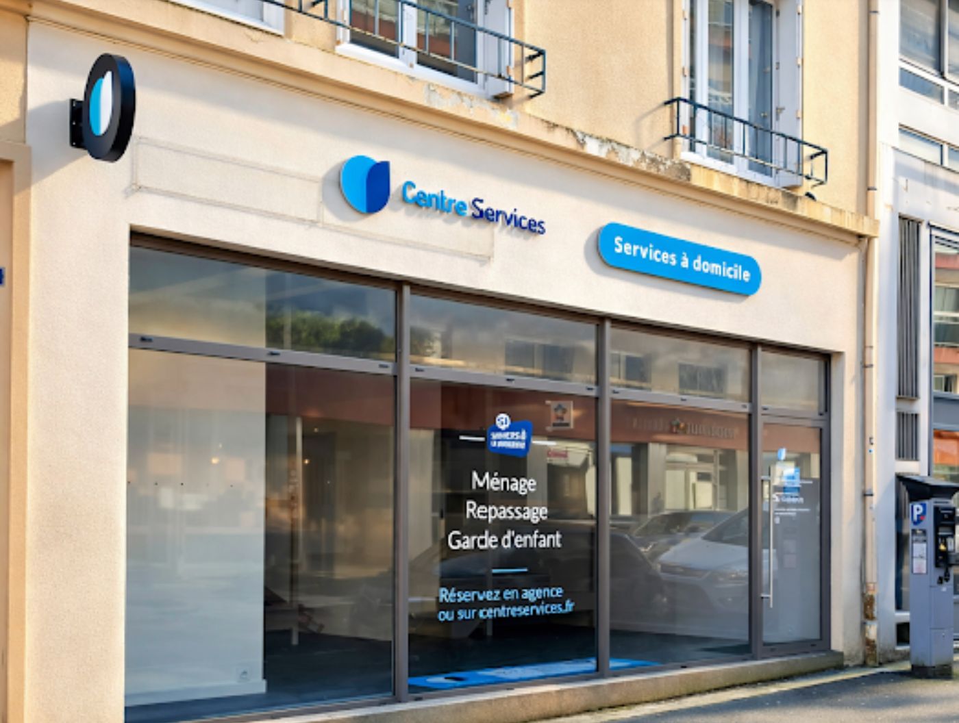 Devanture de l'agence